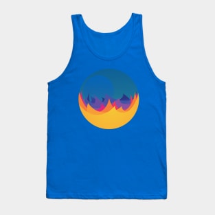 Burning Sea Tank Top